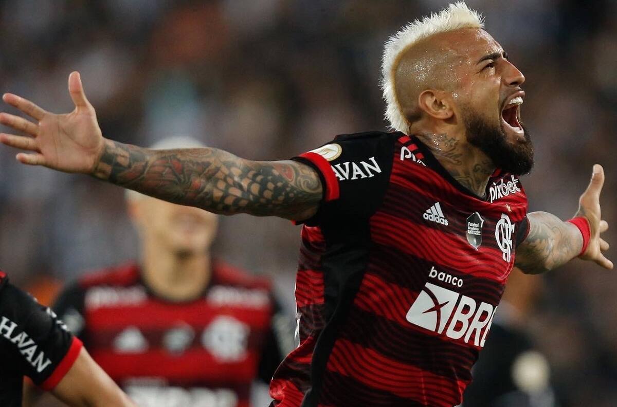 La formación del Flamengo de Arturo Vidal y Erick Pulgar para buscar hoy la final de Copa de Brasil