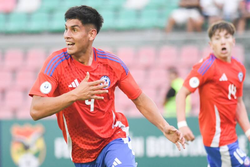 marcó el gol del triunfo de La Roja sobre Colombia, en el inicio del Sudamericano Sub 15. (Foto: @LaRoja)