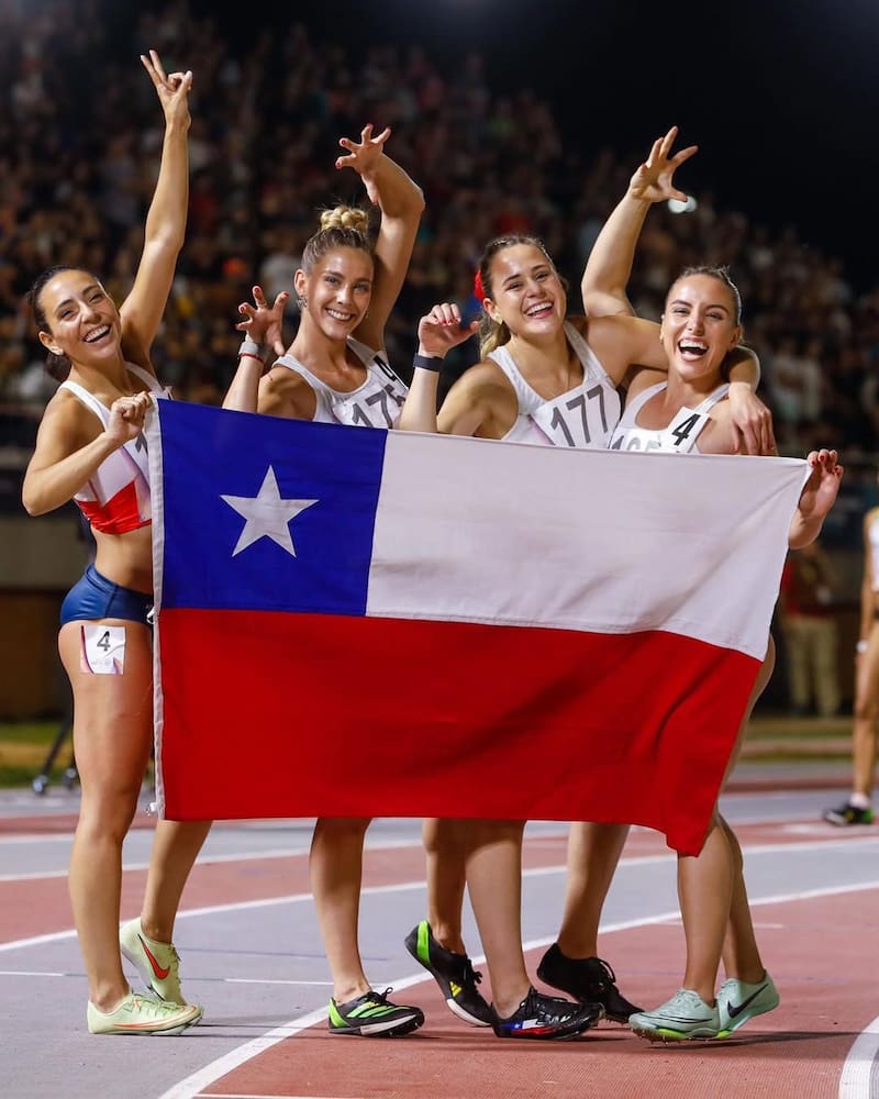La velocista cuenta con una de las carreras más galardonadas en el deporte chileno. Créditos: Instagram.