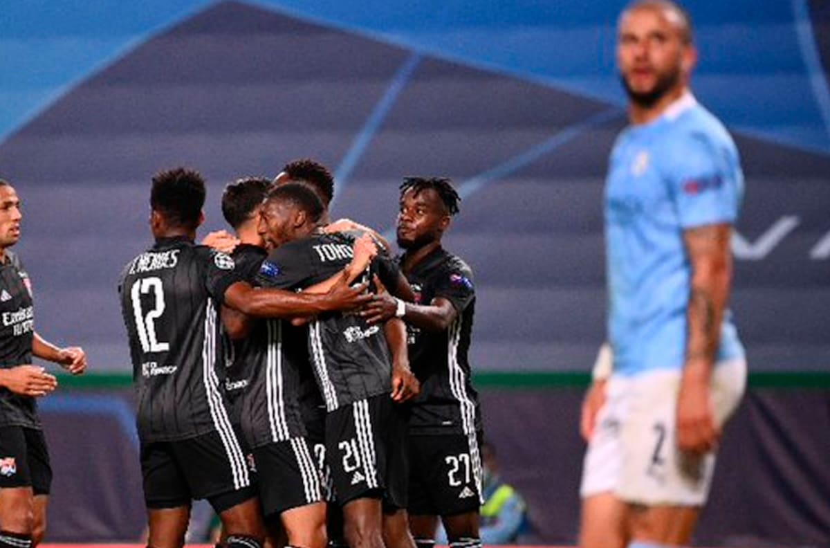 Goles: Lyon venció a Manchester City y se metió en las semifinales de Champions League