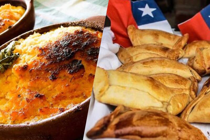 Plato chileno como el mejor del mundo con aceitunas.