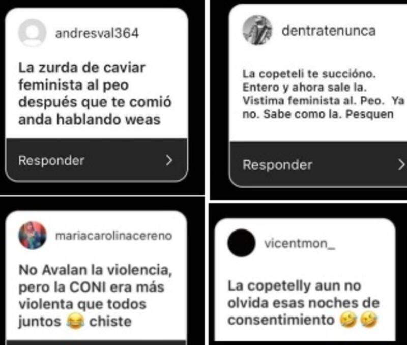 Seguidores de Sebastián Ramírez también critican a Constanza Capelli. Créditos: Instagram