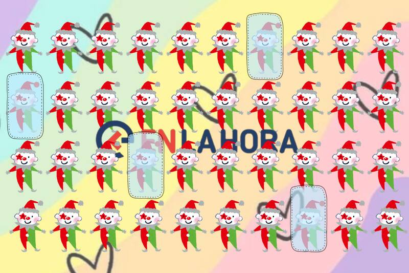 Encuentra a los arlequines diferentes.