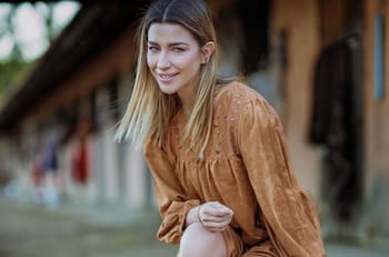 Comiendo pizza y recorriendo ciudades de Italia: Las románticas vacaciones de Pancha Merino y su pololo, Andrea Marocchino