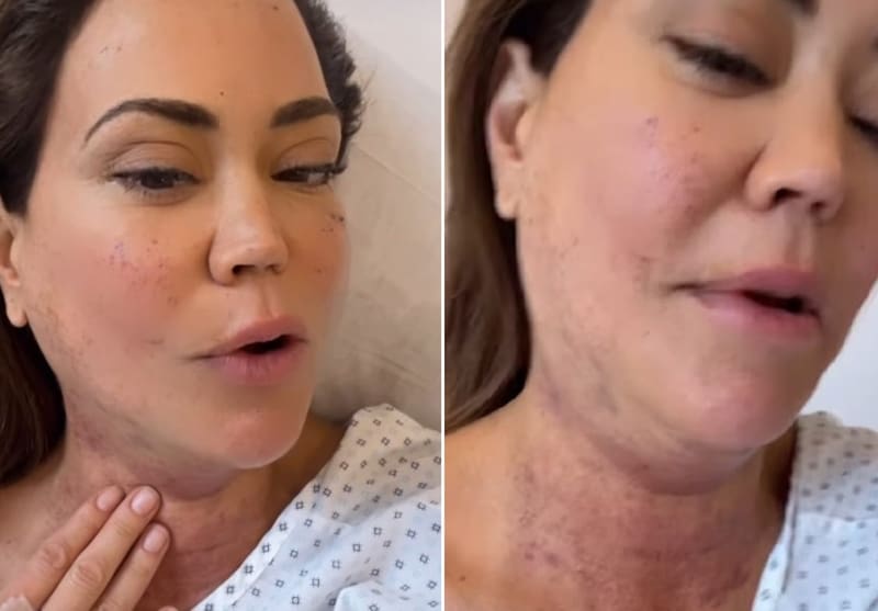 Daniella Campos habló desde la clínica. Créditos: Instagram