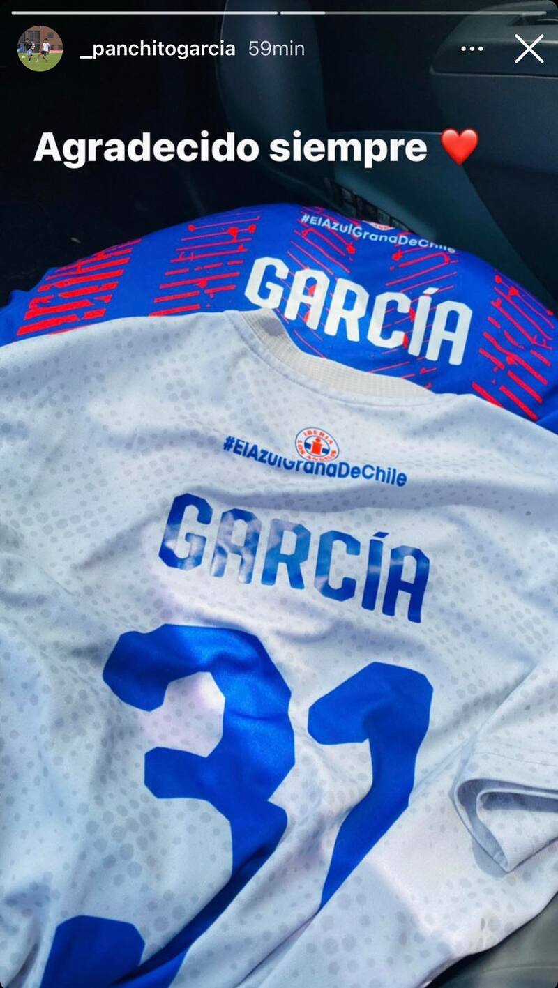 Captura de la historia de Instagram de Francisco García (@_panchitogarcia).