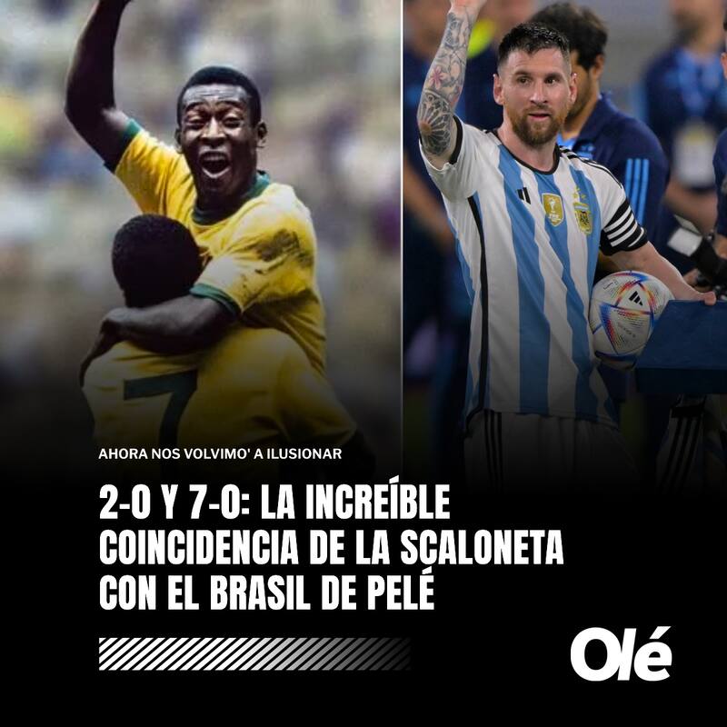 Comparación Olé entre Brasil y Argentina