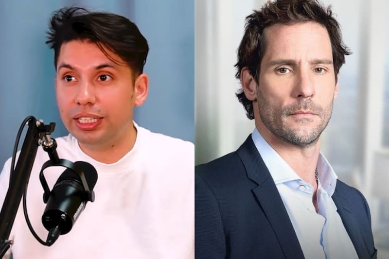 Fotos de redes sociales de Gonzalo Valenzuela/ Reacción de Fabrizio Copano a su rutina en Viña 2023