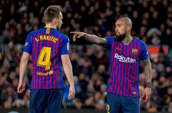 Rakitic: "Vidal ha jugado en las mejores ligas del mundo y siempre ha sido muy importante"