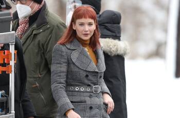 Jennifer Lawrence sufrió lesiones en su rostro tras accidente en el set de la nueva película de Netflix