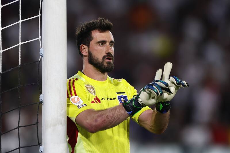 El Tuto jugando por Colo Colo en el Estadio Monumental. Foto: Agencia ATON.