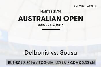 ESPN transmitirá partido entre Alejandro Tabilo y Daniel Galán