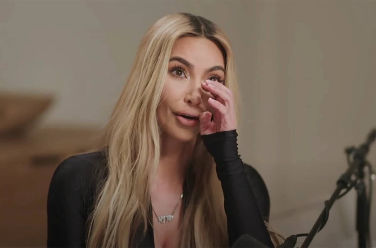 "Es jodidamente difícil": Kim Kardashian llora al hablar de la custodia compartida de sus hijos con Kanye West