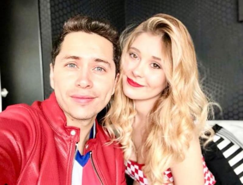 La pareja solo estuvo por un par de meses.