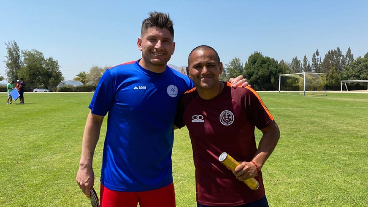 Miguel Aceval y Humberto Suazo se reencontraron en amistoso del Sifup