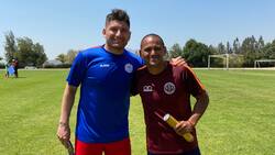 Miguel Aceval y Humberto Suazo se reencontraron en amistoso del Sifup