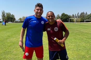 Miguel Aceval y Humberto Suazo se reencontraron en amistoso del Sifup