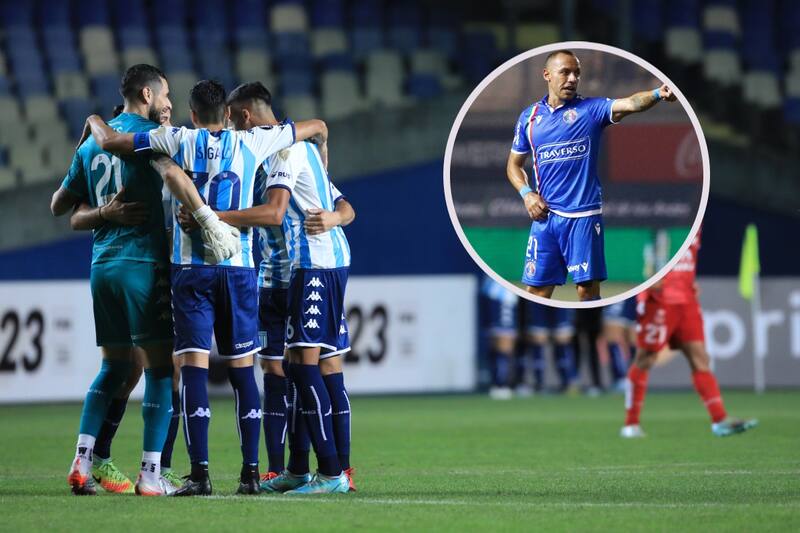 Racing contó el apoyo de Marcelo Díaz ante Ñublense.