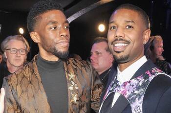 Michael B. Jordan le rindió un emotivo tributo Chadwick Boseman tras su récord en los SAG
