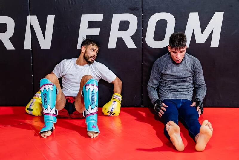 entrenando juntos. Foto: UFC.