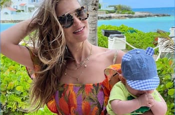 "Estar tantas horas sin él, me aprieta el corazón": Mayte Rodríguez relata cómo ha sido trabajar en Argentina con su pequeño hijo, Galo