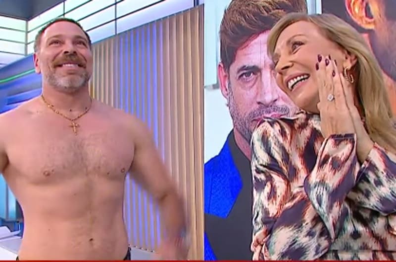 recrearon una comentada fotografía. Créditos: Mucho Gusto.