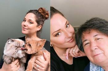 “Se portó muy mal”: Kel Calderón tuvo que reprender a su gato Lucifer tras travesura a su madrina, Nancy Huenupe
