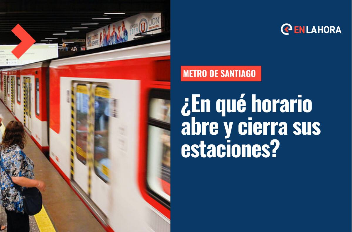 Horario Metro de Santiago | ¿A qué hora abre y cierra sus estaciones este domingo 28 de agosto?