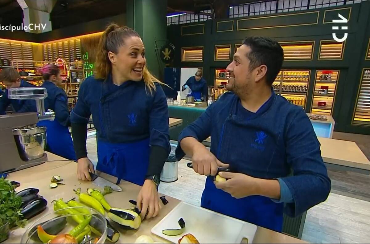 "¿Me vas a domar?": El coqueto comentario de Giovanni Cárdenas a Natalia Duco en "El Discípulo del Chef"