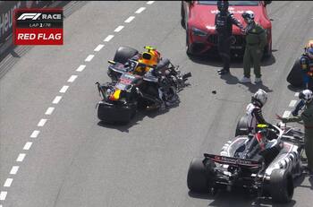 VIDEO: Terrible accidente en el arranque del Gran Premio de Mónaco en la F1