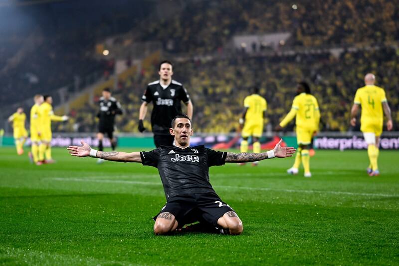 Ángel di María tuvo una actuación espectacular en el partido Nantes vs Juventus.