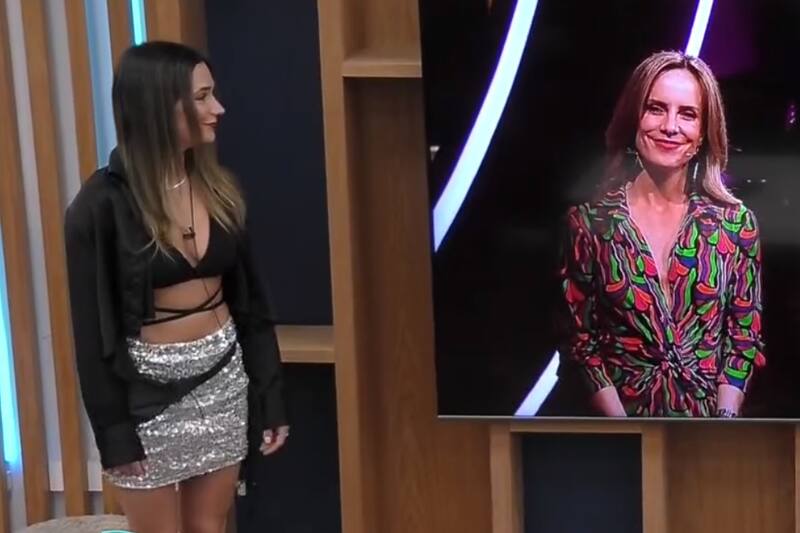 Alessia y su salvado en "Gran Hermano" Chile.