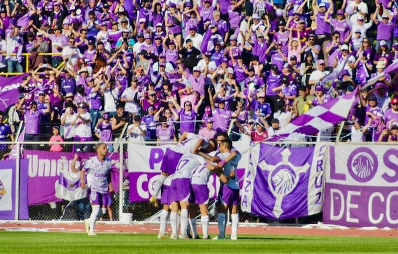 disfrutó el calor de su hinchada en San Fernando. Foto: Instagram Deportes Concepción.