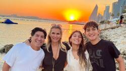 María Alberó, Mía Pascale e Iván Jr. tuvieron alocado festejo de por el triunfo de Argentina