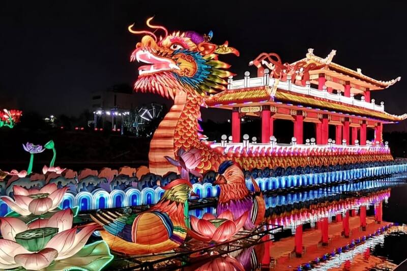 Son más de 20 estructuras de luces que estarán presentes en el festival.