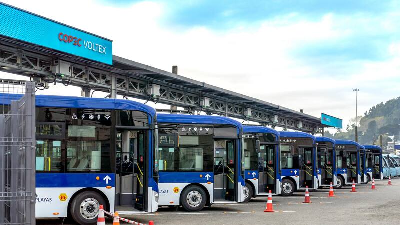 Así serán las nuevas micros que recorrerán Concepción. Créditos: Gobierno de Chile.