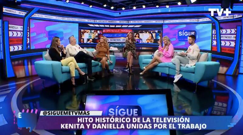 Daniella Campos y Kenita Larraín comparten panel en "Sígueme". Foto: TV+.