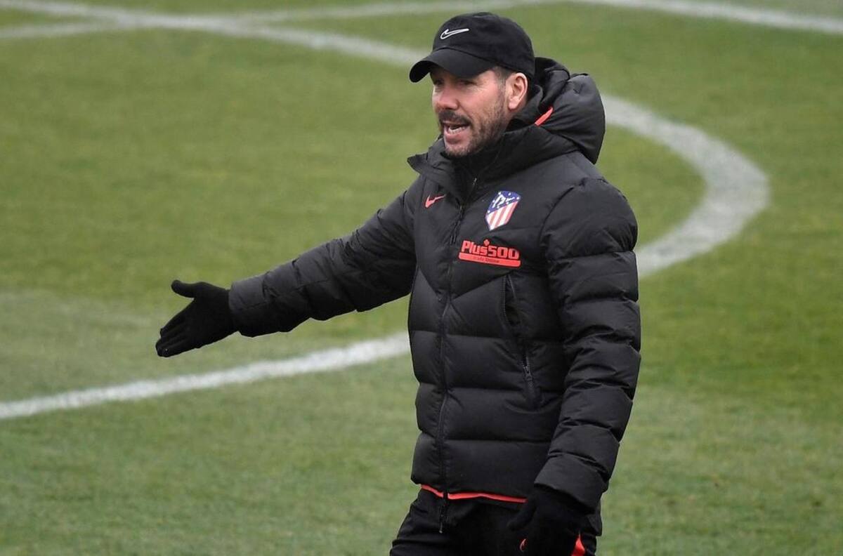 Diego Simeone descartó lucha directa con Real Madrid