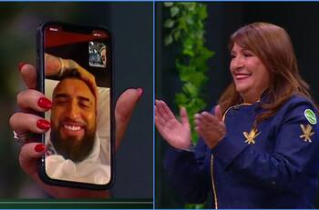 "Siempre será la mejor": Arturo Vidal dijo presente en la Gran Final de "El Discípulo del Chef" para apoyar a su madre, Jacqueline Pardo