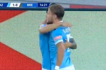La gran jugada entre Correa e Immobile que terminó en golazo de la Lazio