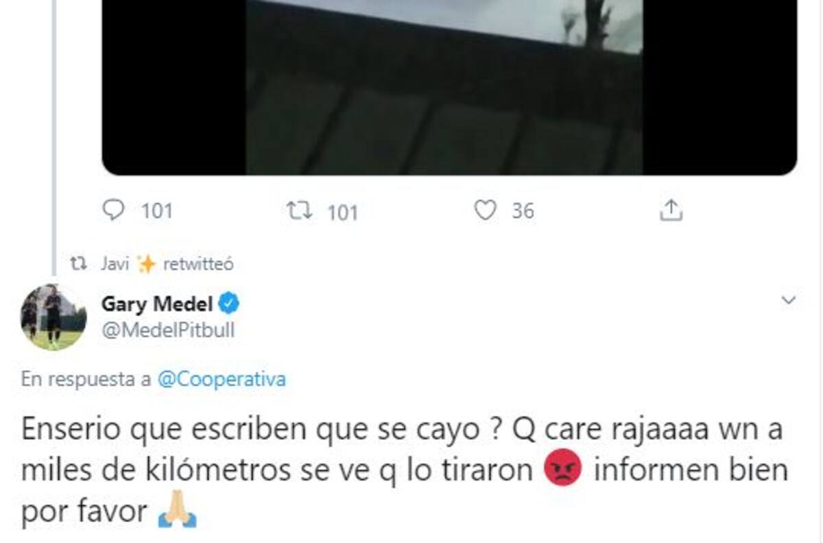 Gary Medel se enojó con medio nacional: "Informen bien, por favor"