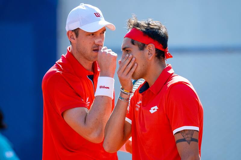 Alejandro Tabilo y Nicolás Jarry en París 2024. Foto: Team Chile