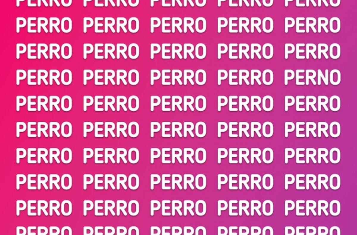 Test Visual: ¿Puedes encontrar la palabra "PERNO" oculta en la imagen en tan solo 8 segundos?