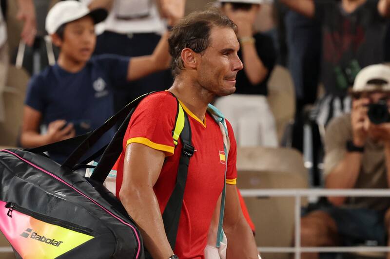 Rafael Nadal se despidió de los Juegos Olímpicos de París 2024.