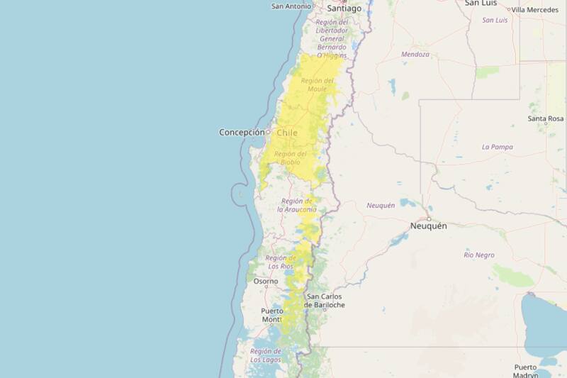 Estas son las regiones del país que sufrirán heladas este martes.