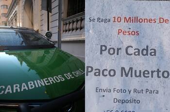¿Qué se sabe del afiche que ofrece $10 millones de recompensa por “matar” Carabineros?