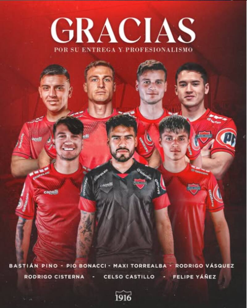 dejó partir a 9 jugadores.