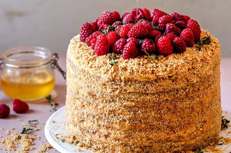 Este pastel no requiere horneado.