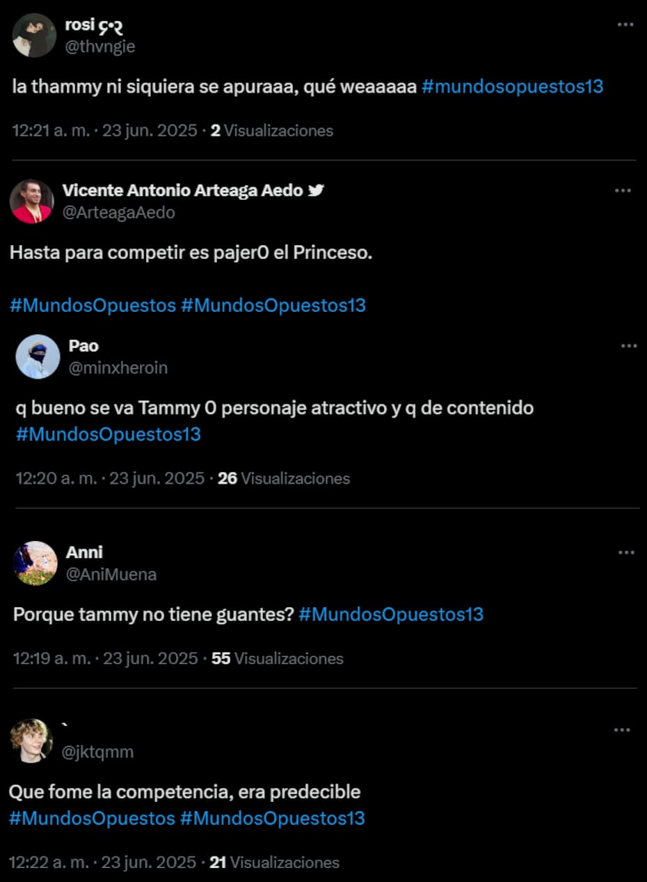 Alguna de las reacciones que dejó el último episodio del reality.