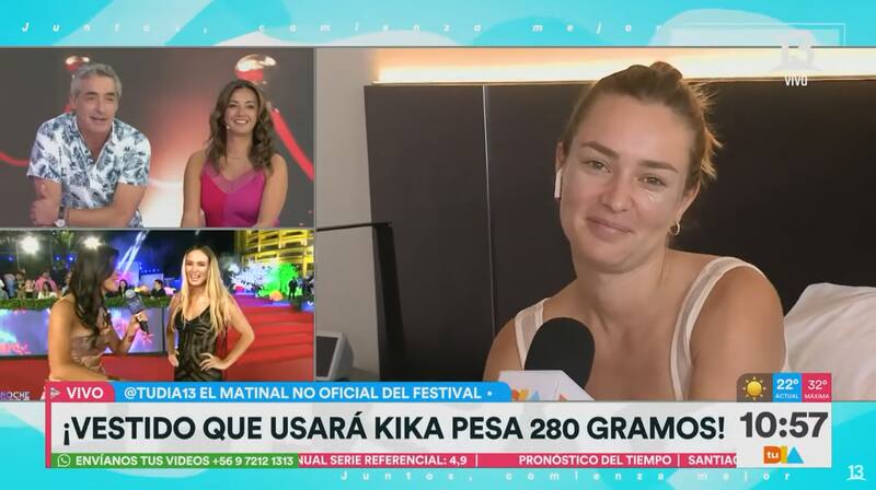 La esposa de Gonzalo Valenzuela adelantó detalles de su look para la Gala del Festival.